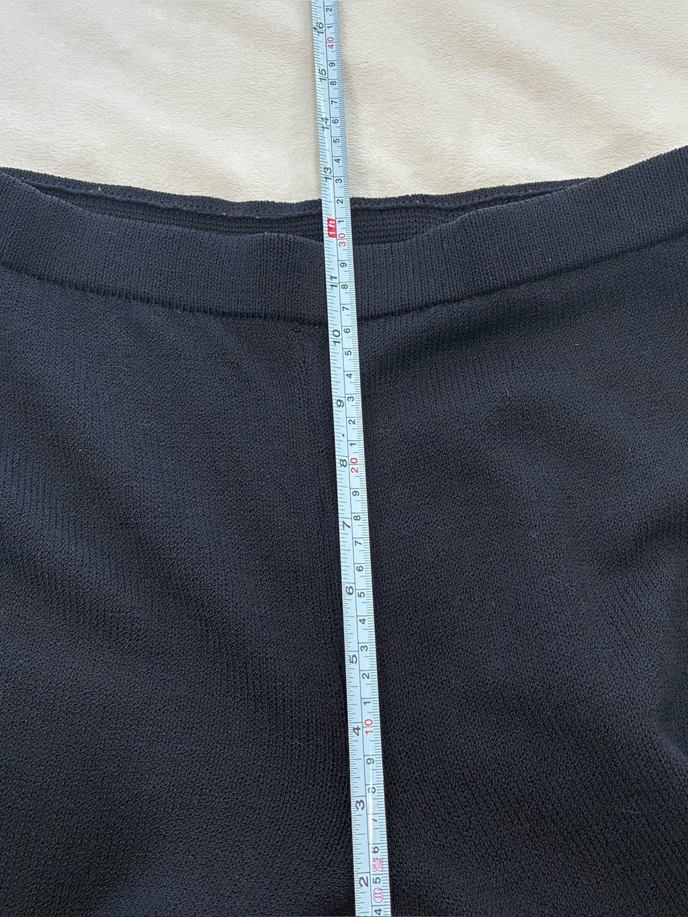 St. John Collection Santana Knit Wide Leg Pants Black Caviar Wool Blend Small - Picture 4 of 8